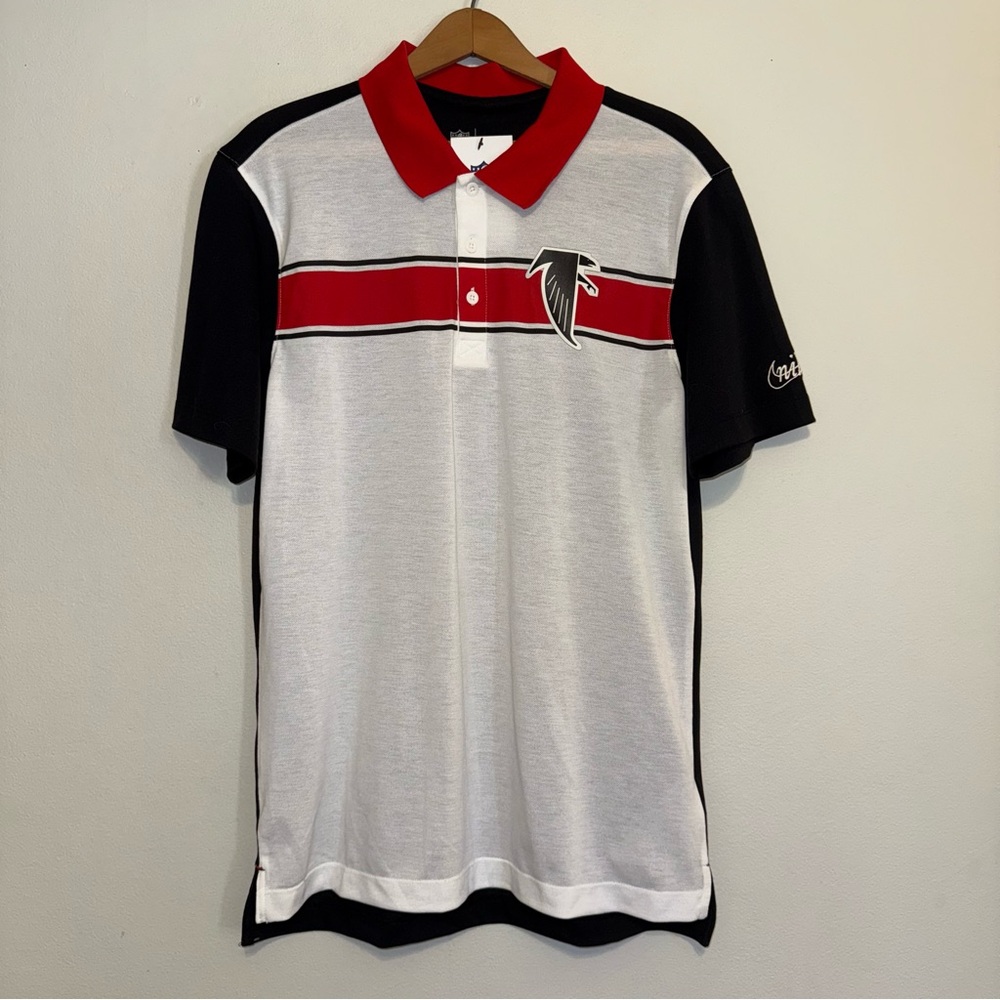 Nike Men's Atlanta Falcons Rewind Pique Polo Shirt Size Small - NEW